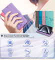 Butterfly Pattern PU Leather Flip Wallet Case for iPhone 17 16 15 14 13 Pro Max 12 11 XR XS with Card Slots Soft TPU Protective Cover.