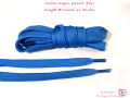 1 Pair Premium Quality BLUE-Colored Shoe Laces for Sneakers and Other Footwear. 