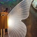 Led wall light butterfly/two colour changes led light/white and warm. 