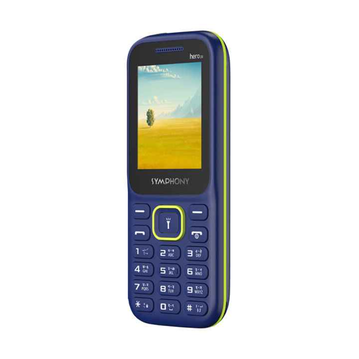 Symphony Hero 20 , Dual Regular SIM , Li-ion Battery Capacity 1000mAh, Handset, Battery, Charger, Warranty Card Feature Phone - Official