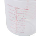 High quality plastic measuring jug large capacity scale cup 250/500/1000ml.