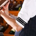 Fashion 1 Pair Mens Shirt Adjustable Armband Sleeve Garter Bartender Cuff Holder Elastic Metal Arm Band Hold Up.. 