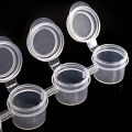 50 Strips Paint Pots Strips,300 Pots 2Ml/0.07 Oz Empty Paint Cup Pots with Lids, for Classrooms Paintings Art Festivals. 