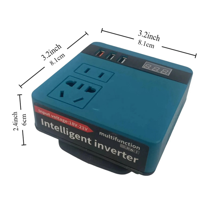 Portable%20Inverter%20for%20Lithium%20Battery,%20220V%20AC/5V%20DC/20V%20Outdoor%20Operation%20Tool%20-%20Image%202