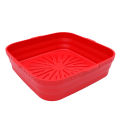 Square Foldable Pan Portable Silicone Baking Fryer.