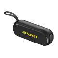 Awei KA2 Portable Outdoor Speaker TWS 10W Bluetooth 5.3 RGB Light Support FM/USB/AUX/TF Card 3D Surround Sound.