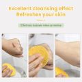 1/20pcs Facial Circular Makeup Remover Natural Wood Pulp Sponge Cellulose Compressed Facial Cleaning Cosmetics Foam Sponge Tool.