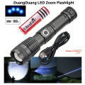 Duang Duang LED Zoom Flashlight XHP70 Torch USB Rechargeable Waterproof Lamp Ultra Bright-Flashlights - gold palace. 