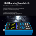 1Set Digital Oscilloscope 120M Bandwidth 500M Sampling Car Maintenance Dual Channel Handheld Mini Portable. 