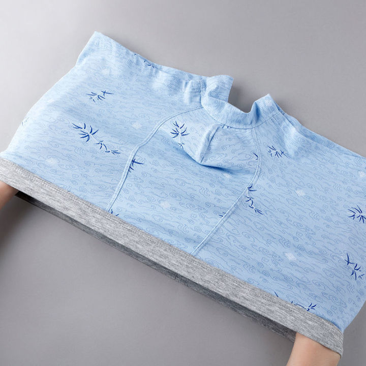 Nanjiren%20Men's%20Underwear%20Four-Pack%20Pure%20Cotton%20Boxer%20Brief%20Mid%20Waist%20Antibacterial%20Printed%20Four-Corner%20Loose%20Underpants%20-%20Image%207