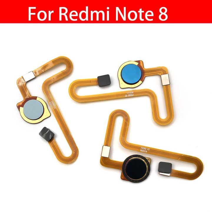 New For Xiaomi Redmi Note 8 Fingerprint Sensor Home Return Key Menu Button Flex Ribbon Cable