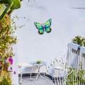 Butterflies Hanging Decorations Sculptures Decorative 9.84'' Indoor Outdoor Wall Art Ornament for Patio Yard.