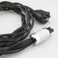 Audiophile AC HiFi Audio Power Cable Silver Plated 8N OCC Main Cord with UK EU US AU Plug. 