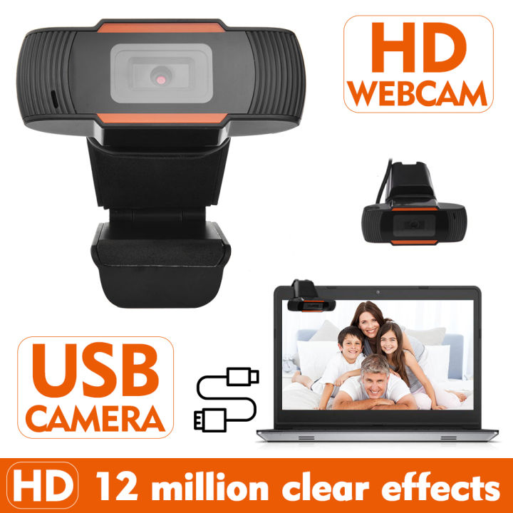 Hey my home】Black HD USB Camera Drive-free Web Cam Online - Main Image