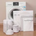 Washing Laundry Bag Polyester Zipped Wash Mesh Bag Coarse Fine Washing Machines Mesh Bag for Bra Underwear Socks Dirty Clothes. 