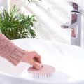 Retractable Multifunctional Long Handle Cleaning Brush with Detachable Brush Head Extended to 100cm for Floor Wall Corner Tile. 