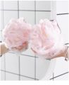 Bath Sponge Soft net foaming rich bath ball new splicing color large bath flower bath ball bath ball household toiletries -1pcs. 