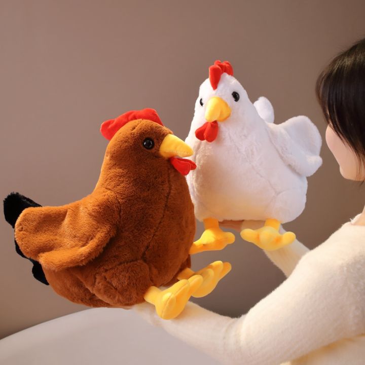 Hot 30/40CM Simulation Plush Toys Stuffed Soft Chicken Dolls Animal Poultry Pillow Funny Home Cushion Decor Birthday Gift