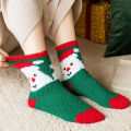 Mid Calf Socks Stretchy Christmas Xmas Ladies Casual Socks.