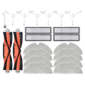 21 Piece Main SIde Brush HEPA Filter Mop Cloth As Shown Replacement Parts for Dreame Bot D9 MAX / L10 Pro Robot Vacuum Accessories.
