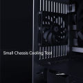 ID-COOLING 80mm PWM 800-3000RPM Mini ITX Black PC Case FAN Ultra-thin 10mm Thickness Temperature Controlled Cooling Ventilator.