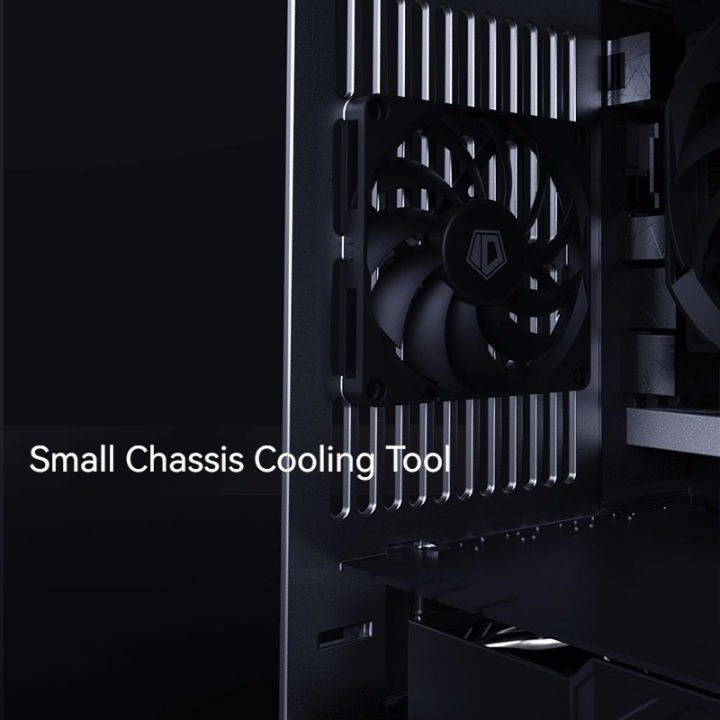 ID-COOLING%2080mm%20PWM%20800-3000RPM%20Mini%20ITX%20Black%20PC%20Case%20FAN%20Ultra-thin%2010mm%20Thickness%20Temperature%20Controlled%20Cooling%20Ventilator%20-%20Image%204