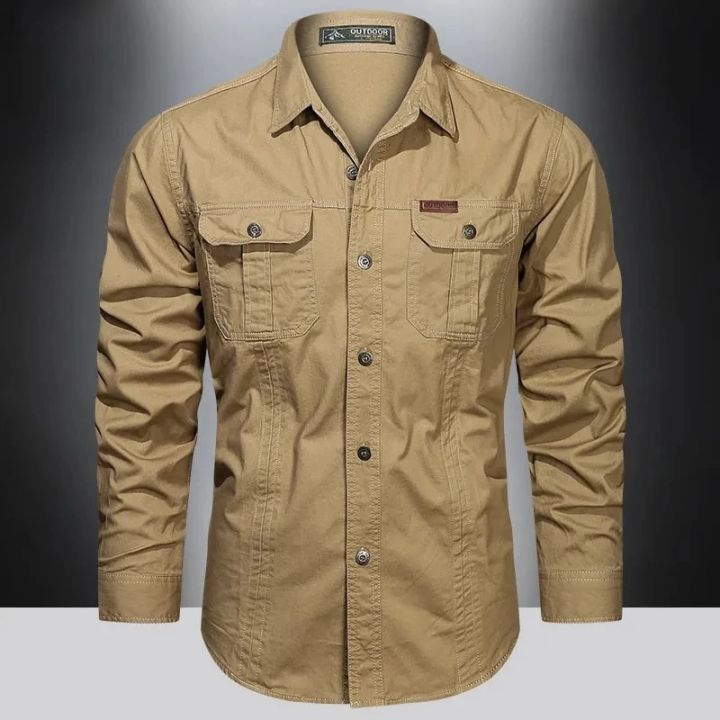 New%20Autumn%20Military%20Style%20Cotton%20Pocket%20Shirt%20for%20Men%20Solid%20Color%20Slim%20Casual%20Brand%20Clothing%20Men%20Long%20Sleeve%20Shirts%205XL%20-%20Image%204