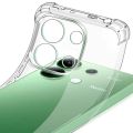 For Xiaomi Redmi Note 13 4g Transparent Soft Tpu Back Case Official Shockproof Four-Corner Silicone Cover For Xiaomi Redmi Note 13 4G Mobile Phone Back Cover. 