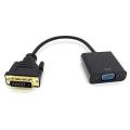 DVI-D to VGA Active Adapter Converter Cable Monitor for PC Display Card. 