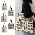 Canvas Bag Women's Shoulder Bag French Printed Women Tote Bag Canvas Shopping Bags Female Shoulder Bag Graduate Gift For Atsem Cherry Super Store. 