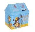 House Coin Box - Sky Blue.