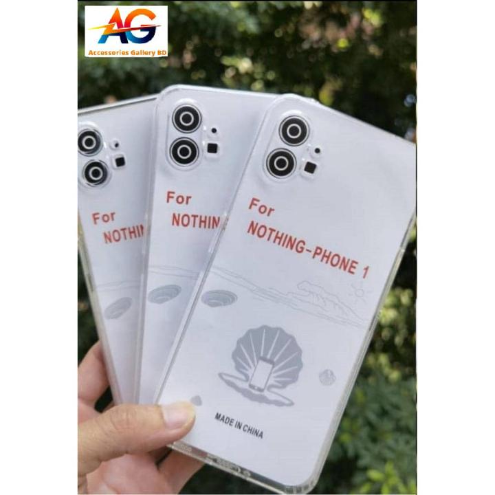 Nothing Phone (1) Flexible Clear Transparent Soft TPU Back Case