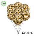 1Pcs 32 Inch Cheetah Leopard Print Digital Aluminum Film Balloon 1-9digital Balloon Kids Jungle Safari Birthday Party Decoration.