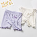 Girls Safety Pants Modal Thin Safety Pants Girls' Cotton Underwear Children's Anti-Exposure Child Base Shorts. 