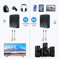 【3C VictoryEagle】2 in 1 Wireless Bluetooth 5.0 Transmitter Receiver Portable Stereo Audio Music Receiver 3.5mm AUX Jack TV Speaker. 