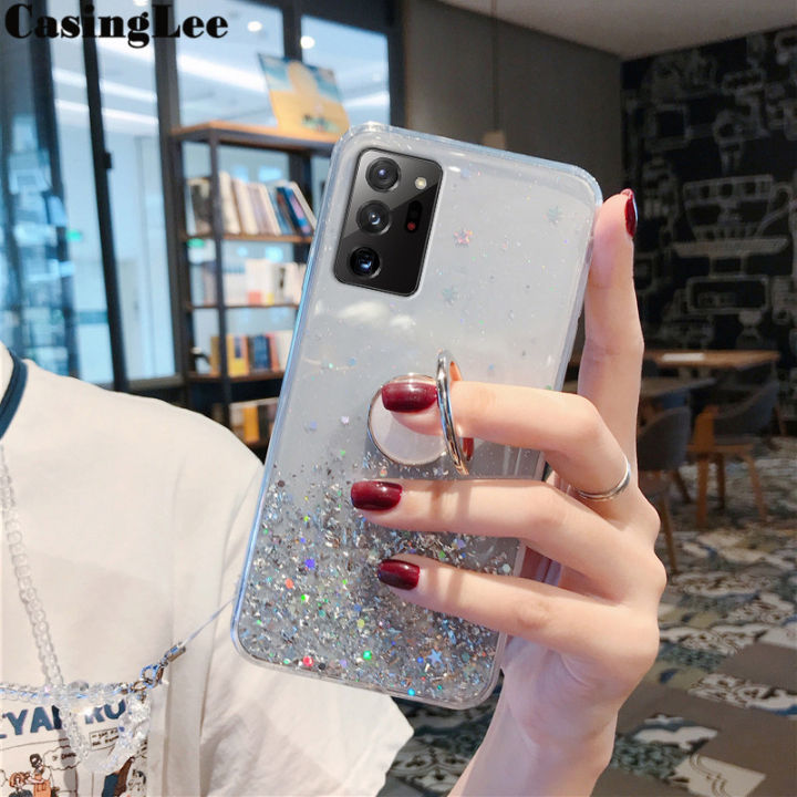 Casinglee%20for%20Galaxy%20Note%2020%20case%20Shiny%20Ring%20Glitter%20Soft%20Transparent%20Holder%20Stand%20Back%20cover%20with%20String%20for%20Samsung%20Galaxy%20Note20%20Phone%20cases%20cover%20Stars%20Moon%20Girls%20-%20Image%207