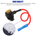 SL 12V Blade Fuse Tap With 5 Amp Low Profile Mini Blade Fuse Automotive Add-a-Circuit Fuse Adapter 10 Pack.