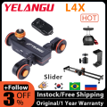 Yelangu L4x Motorized Cameraslider Rechargeable Camera Dolly Slider For Dslr Camera Camcorder Smartphone Track Slider.