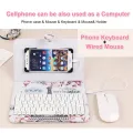 [COD/Ready]Phone Keyboard and Mouse Set Android Phone Holster Online Course Learning Phone Keyboard Mouse Set HSU. 