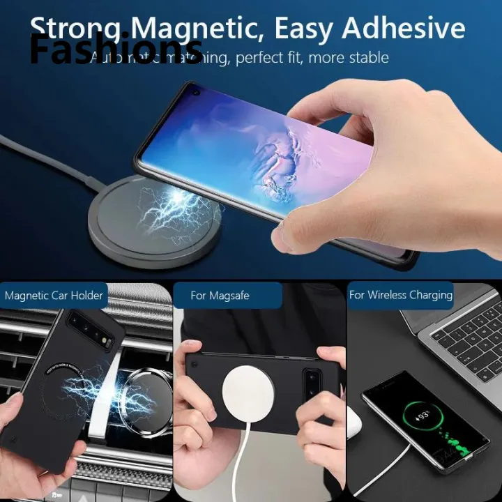 Fashions%20For%20Samsung%20Galaxy%20S10%20Frameless%20Magnetic%20Magsafe%20Slim%20Case%20For%20Samsung%20S10%20Wireless%20Charging%20Hard%20Back%20Cover%20-%20Image%203