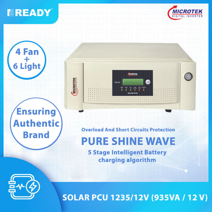 MICROTEK SOLAR HYBRID IPS UPS MACHINE PCU1235/12V SOLAR PCU 1235 IPS MACHINE FOR 12V BATTERY