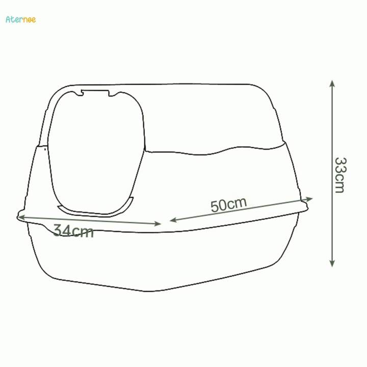 Hooded%20Cat%20Litter%20Box%20with%20Lid%20Easy%20to%20Clean%20Sandbox%20Pet%20Litter%20Box%20with%20Lid%20Pink%20-%20Image%204