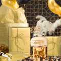 Gold Tissue Paper, 100 Sheets Metallic. 