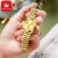 Stylish & Fashionable 9931 Elegant Rhombus Mirror Original Quartz Ladies Watch. 
