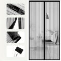 Automatic Closing Door Screen Mosquito Net Curtain Magnets Door Mesh Insect Sandfly Invisible Magnetic Mosquito Nets for Door.