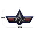TOP GUN Embroidery Patch on Clothes Hook Loop Appliques Military Tactical Band Patches Aircraft Morale Badges Backpack Stickers. 