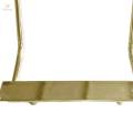Salon Foot Rest Stand Barber Chair Parts Comfortable Barber Shop Foot Rest for Hair Stylists gold.
