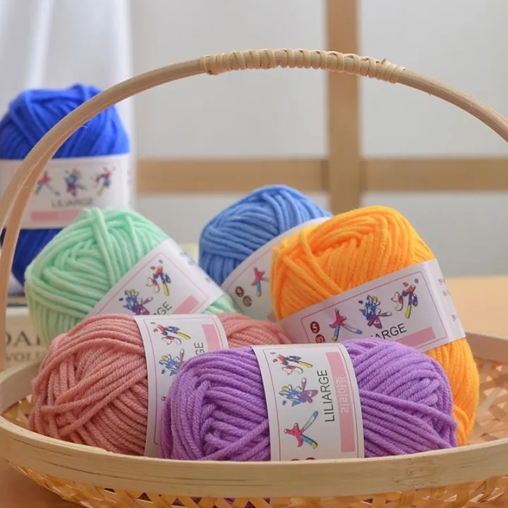 25g%205ply%20Soft%20Milk%20Cotton%20Knitting%20Yarn%20Anti-Pilling%20High%20Quality%20Knitting%20Cotton%20Yarn%20For%20Crochet%20Scarf%20Sweater%20Hat%20Doll%20Craft%20-%20Image%203