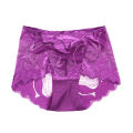 Lace Panties Underwear Women Mid Waist Brief Seamless Transparent Intimates Lingerie Plus Size Female Panties. 