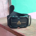 China Gear Men's Nylon Belt with Auto Gear Buckle - Premium Quality, Durable, Adjustable for Casual and Formal Wear.